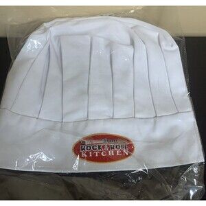 The Rock & Roll Kitchen Chef Hat New in Bag